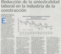 Reducción de la siniestralidad laboral en la industria de la construcción
